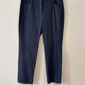 J McLaughlin Size 10, 5 Pocket Stretch Straight Leg Pants  Ankle Casual Work